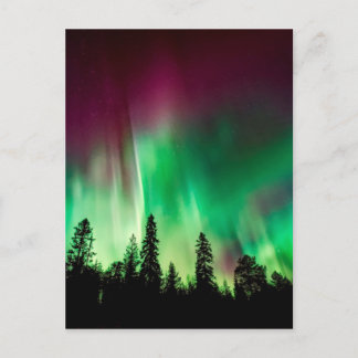 Cartão Postal Nortes Aurora borealis