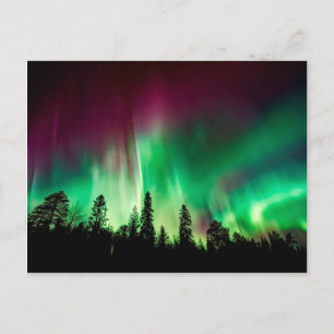 Cartão Postal Nortes Aurora borealis