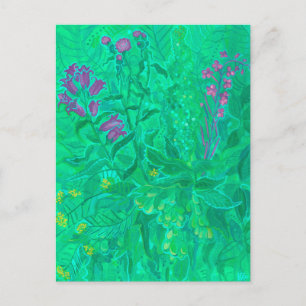 Cartão Postal Nortes Flores de Verão Flores de Verão Arte Flor