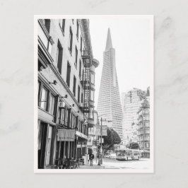 Cartão Postal North Beach San Francisco Transamerica & Muni