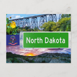 Cartão postal North Dakota Scenery