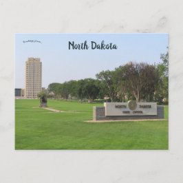 Cartão Postal North Dakota State Capitol Bismarck Dacota do Nort