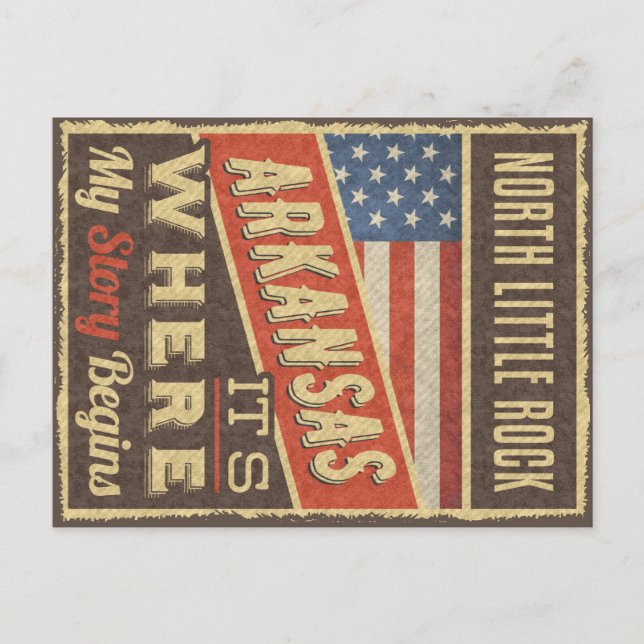 Cartão Postal North Little Rock Arkansas (Frente)