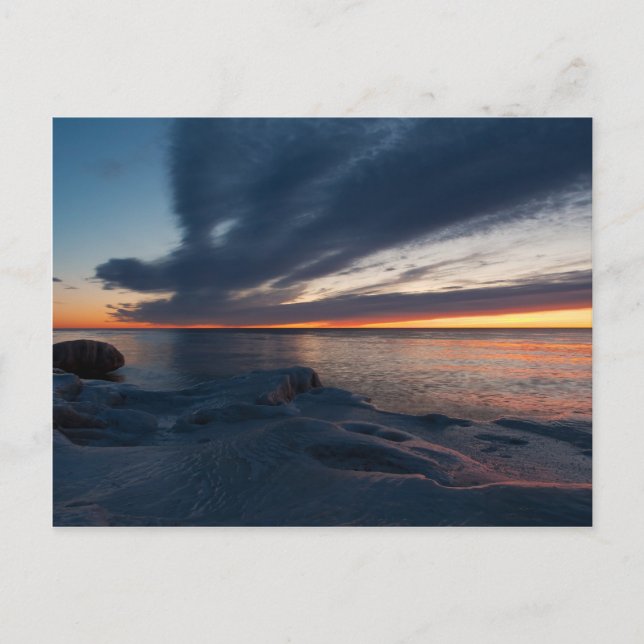 Cartão Postal North Point Sunrise Milwaukee, Wisconsin (Frente)