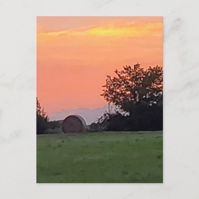 Cartão Postal North Texas Sunset (Frente)