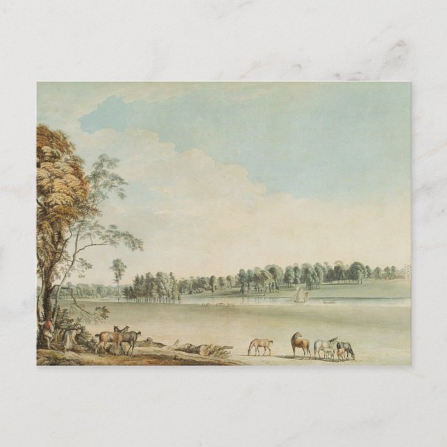 Cartão Postal North West View of Wakefield Lodge em Whittlebury (Frente)