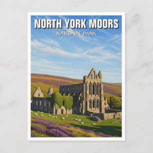 Cartão Postal North York Moors National Park Inglaterra