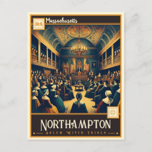 Cartão Postal Northampton, Massachusetts   Vintage