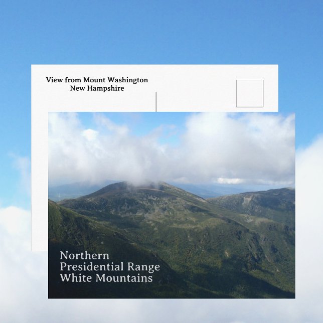 Cartão Postal Northern Presidential Range New Hampshire Photo (Criador carregado)