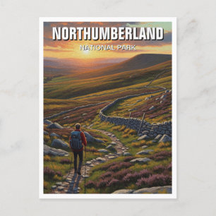 Cartão Postal Northumberland National Park Inglaterra