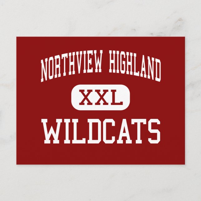 Cartão Postal Northview Highland - Wildcats - Grand Rapids (Frente)