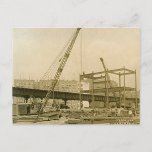 Cartão Postal Northwest Crane and Shovel OPERating ENGENHEIRO 10