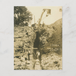 Cartão Postal Northwest Crane and Shovel OPERating ENGENHEIRO 29