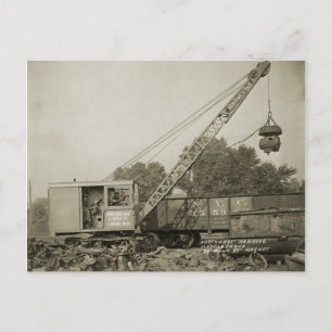 Cartão Postal Northwest Crane and Shovel OPERATION ENGENHEIRO 12