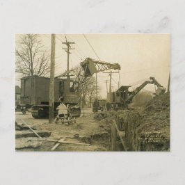 Cartão Postal Northwest Crane and Shovel OPERATION ENGENHEIRO 6