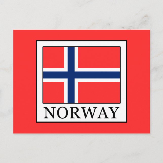 Cartão Postal Noruega (Frente)