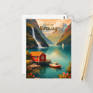 Cartão Postal Noruega