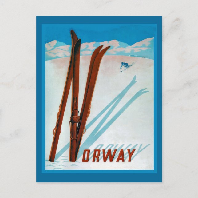 Cartão Postal Noruega (Frente)