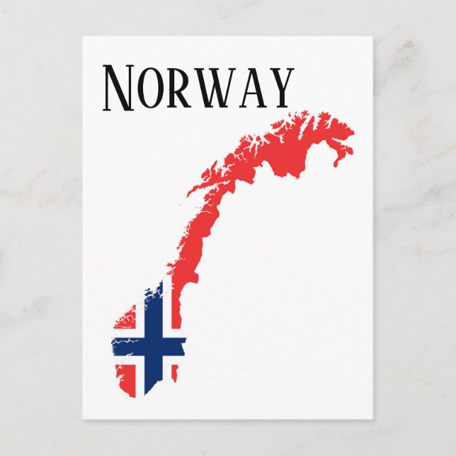 Cartão Postal Noruega (Frente)