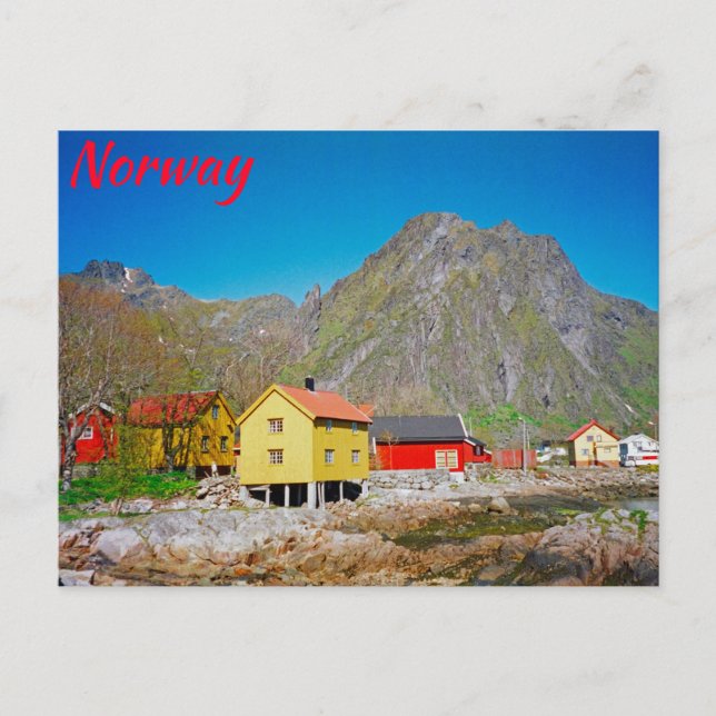 Cartão Postal Noruega (Frente)