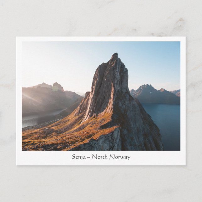 Cartão Postal Noruega Ilha Senja (Frente)