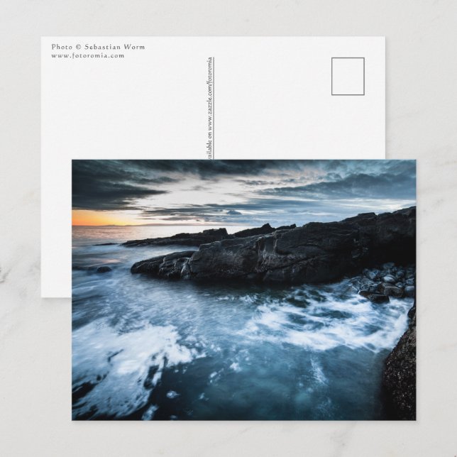 Cartão Postal Noruega Ilhas Lofoten (Frente/Verso)