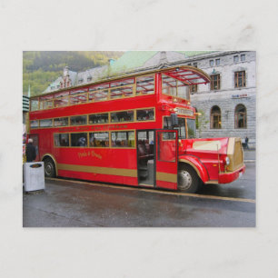 Cartão Postal Noruega, Ônibus turístico em Bergen