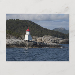 Cartão Postal Noruega, Stavanger. Vistas ao longo de Lysefjord.