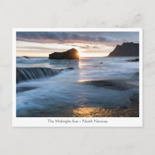 Cartão Postal Norway Midnight Sun