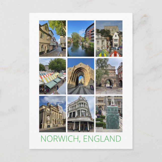 Cartão Postal Norwich (Frente)
