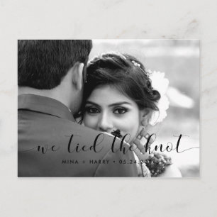 Cartão Postal Nós amarramos o nó Elegante design