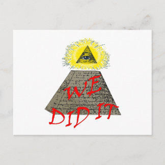 Cartão Postal nós fizemo-lo (o illuminati)
