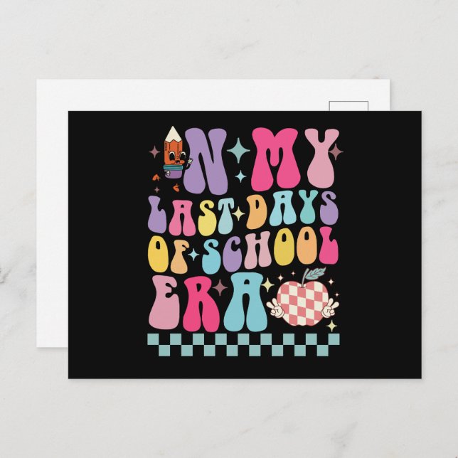 Cartão Postal Nos Meus Últimos Dias da Era Escola, Professora Mo (Frente/Verso)