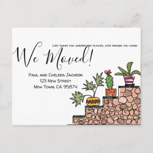 Cartão Postal Nós Movemos Cactus