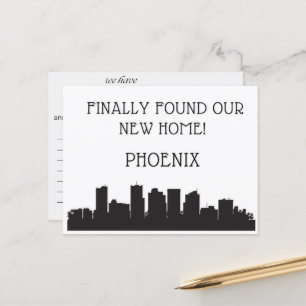 Cartão Postal Nos mudamos para Phoenix