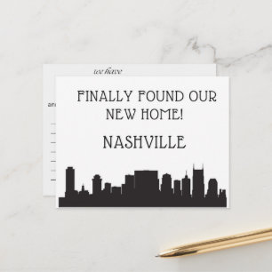 Cartão Postal Nós nos mudamos para Nashville