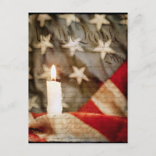 Cartão Postal Nós, o Cartaz de Velas do Memorial do Pessoas