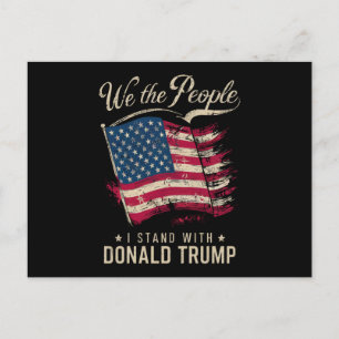 Cartão Postal Nós, o Povo, Apoio Donald Trump Vintage