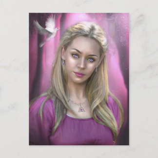 Cartão Postal Nos Olhos do Amor