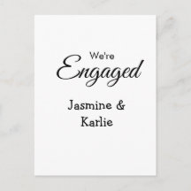 Nós somos um casal engajado nome romântico sofisti