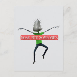 Cartão Postal Nosey business