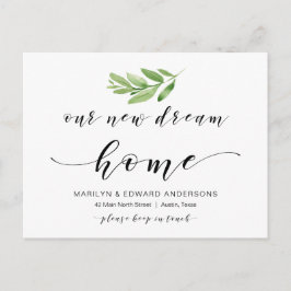 Cartão Postal Nossa Nova Casa do Sonho, Greenerescência, Anúncio