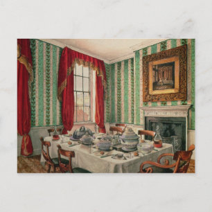 Cartão Postal Nossa sala de jantar em York, 1838