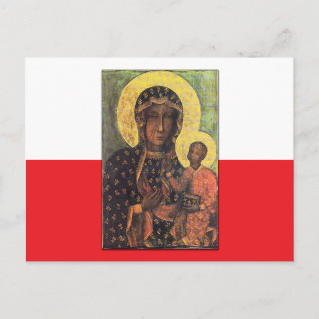 Cartão Postal Nossa Senhora de Czestochowa (Frente)