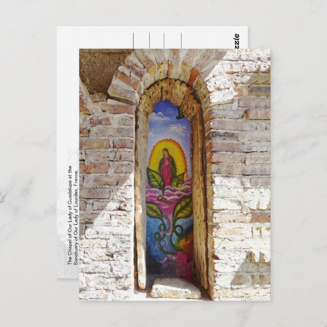 Cartão Postal Nossa Senhora de Guadalupe, Rosarito, México - (Frente/Verso)