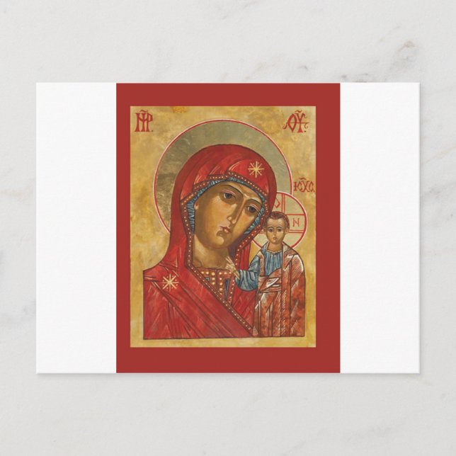 Cartão Postal Nossa Senhora de Kazan (Frente)