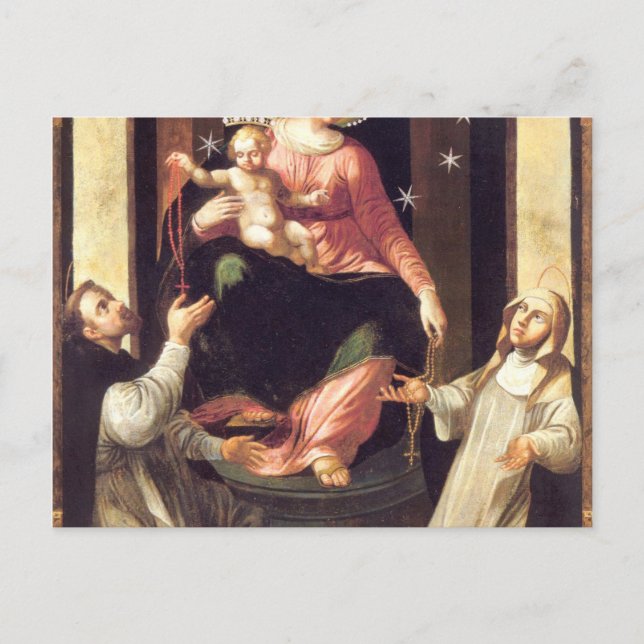 Cartão Postal Nossa Senhora do Rosário Venerada em Pompeia (Frente)