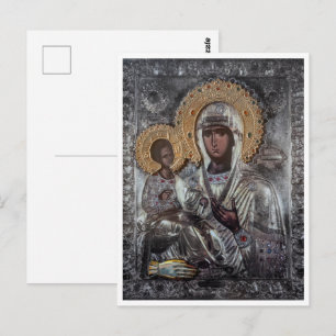 Cartão Postal Nossa Senhora Negra Arte Religiosa Católica