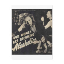 Nossas mulheres estão se tornando alcoólatras!