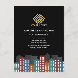 Cartão Postal Nosso Escritório Mudou O Negócio De Endereços